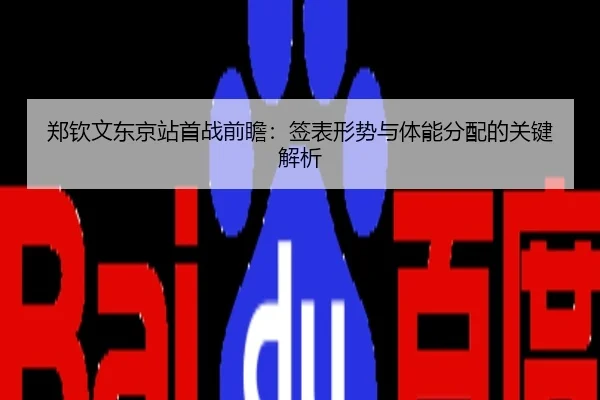 郑钦文东京站首战前瞻：签表形势与体能分配的关键解析